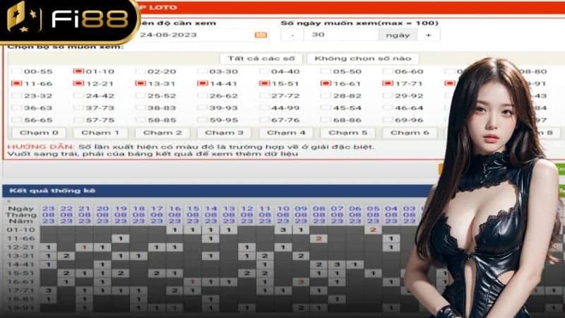 Thống kê tần suất loto giúp người chơi xổ số tổng hợp số lần xuất hiện của 100 con số